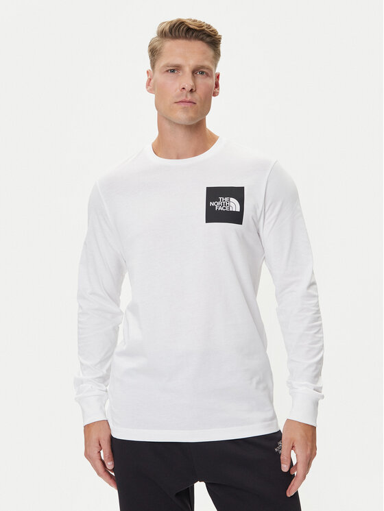 The North Face The North Face S dlouhým rukávem Fine NF0A8A6P Bílá Regular Fit