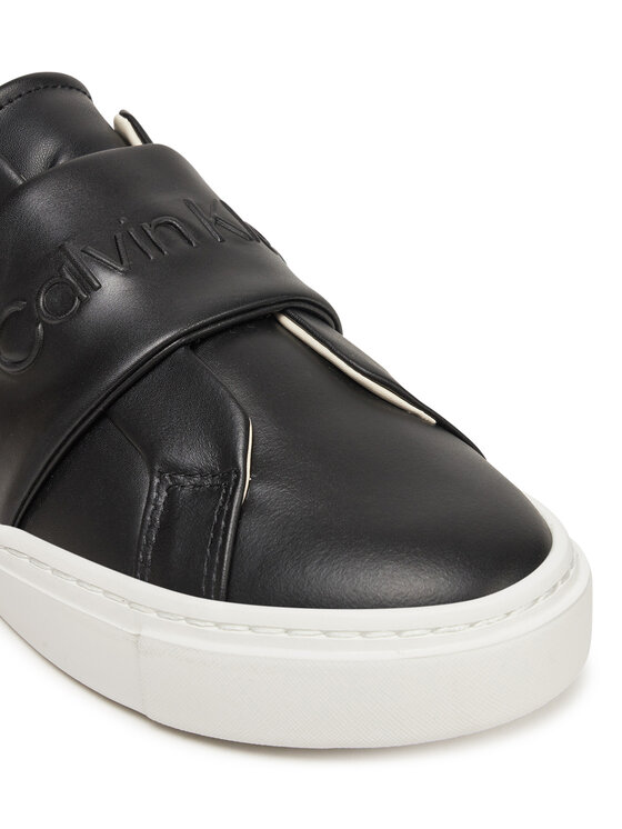 Calvin Klein Calvin Klein Laisvalaikio batai Cupsole Slip On - He Nappa HW0HW02471 Juoda