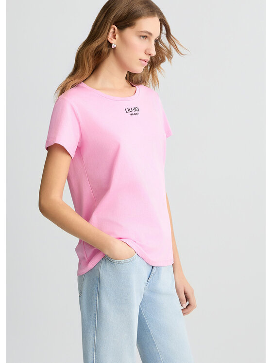 Liu Jo Liu Jo T-shirt TA5170JS923M9122 Rosa Regular Fit