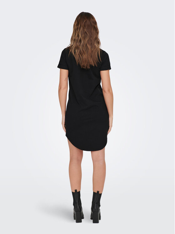 JDY JDY Vsakodnevna obleka Ivy 15174793 Črna Regular Fit