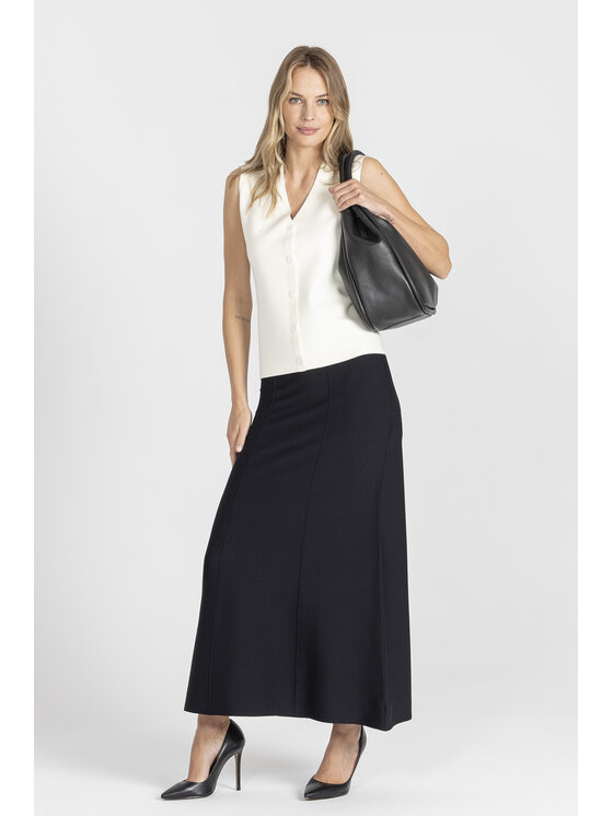 Deni Cler Milano Deni Cler Milano Spódnica maxi T-DC-751D-E5-20-90-1 Czarny
