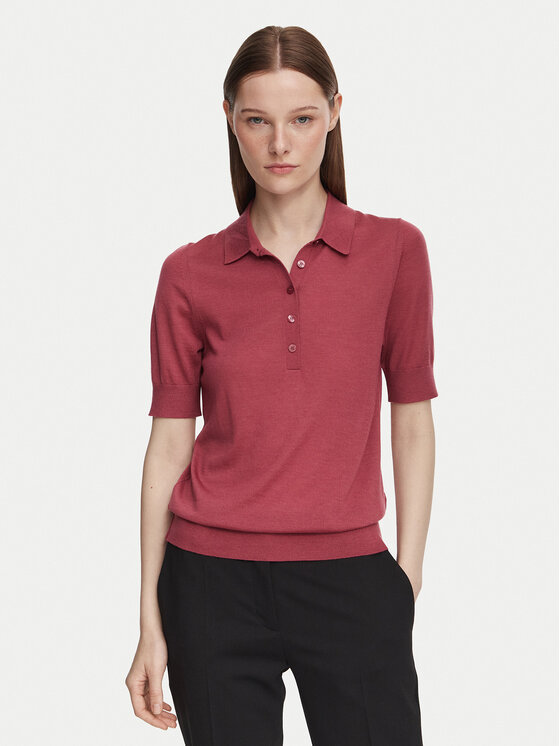 BOSS BOSS Polo Fidenka 50545015 Czerwony Regular Fit