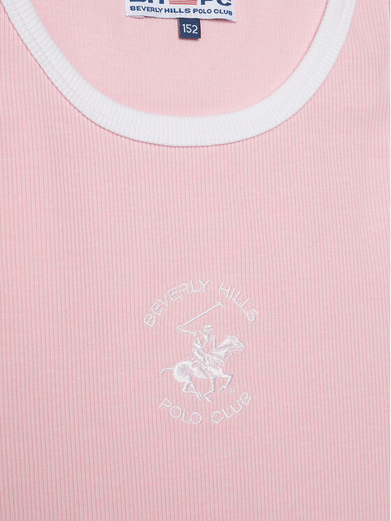 Beverly Hills Polo Club Beverly Hills Polo Club Kasdieninė suknelė W126-BHGDS-1059-13X Šviesiai rožinė Slim Fit