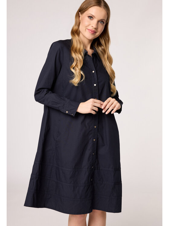 QUIOSQUE QUIOSQUE Každodenné šaty QUIOSQUE 4VF010802 Tmavomodrá Regular Fit