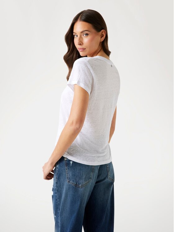 Guess Guess Top 175507 Biały Classic Fit