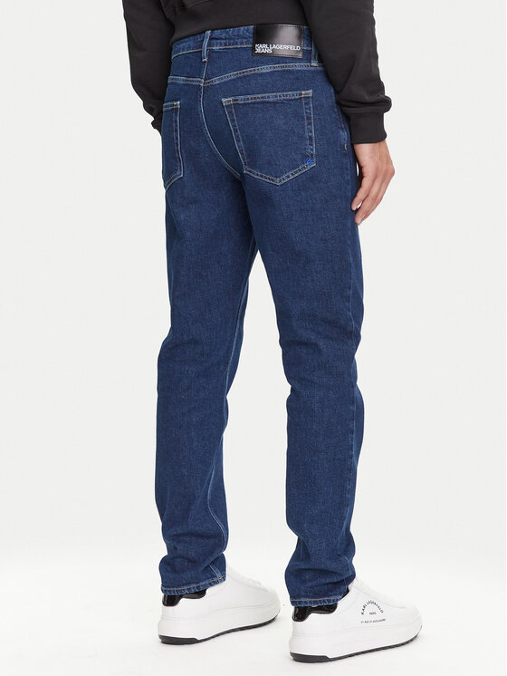 Karl Lagerfeld Jeans Karl Lagerfeld Jeans Jeans hlače A3M10052 Mornarsko modra Slim Fit
