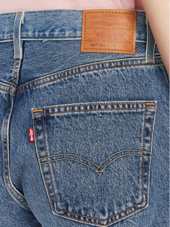 Levi's® Levi's® Jeans hlače Western 501® 001V3-0001 Modra Regular Fit