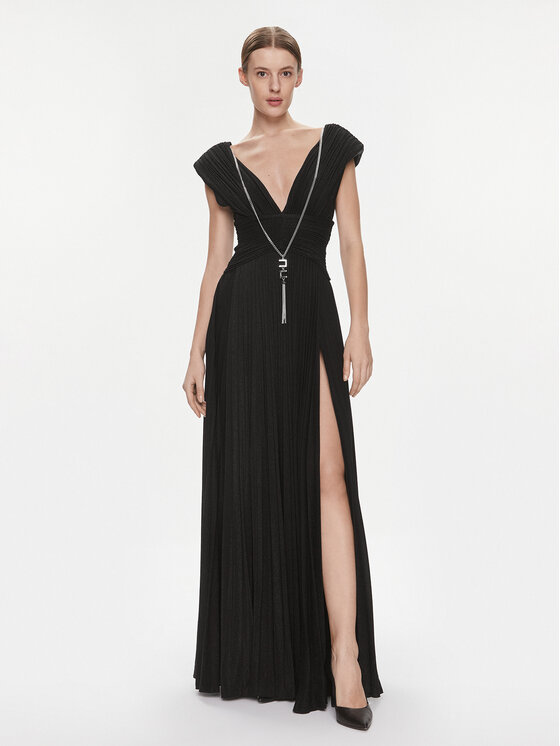 Elisabetta Franchi Elisabetta Franchi Õhtune kleit AB-563-41E2-5754 Must Regular Fit