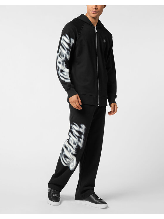 PHILIPP PLEIN PHILIPP PLEIN Bluza 25925 Czarny Athletic Fit
