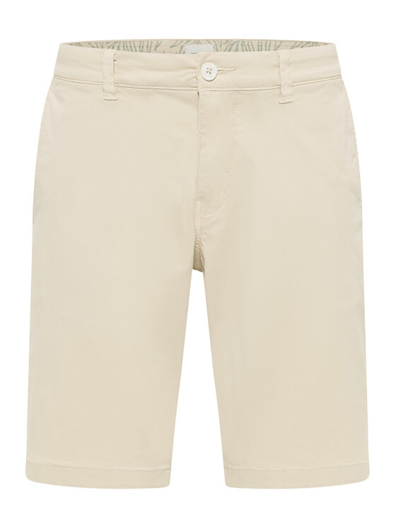 Mustang Mustang Stoffshorts Amsterdam 1016450 Beige Slim Fit