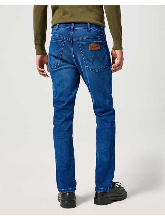 Wrangler Wrangler Jeansy TEXAS SLIM Niebieski Regular Fit