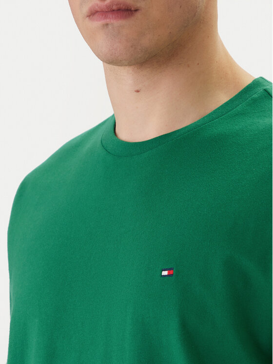 Tommy Hilfiger Tommy Hilfiger T-Shirt Ess Seasonal MW0MW39995 Πράσινο Regular Fit