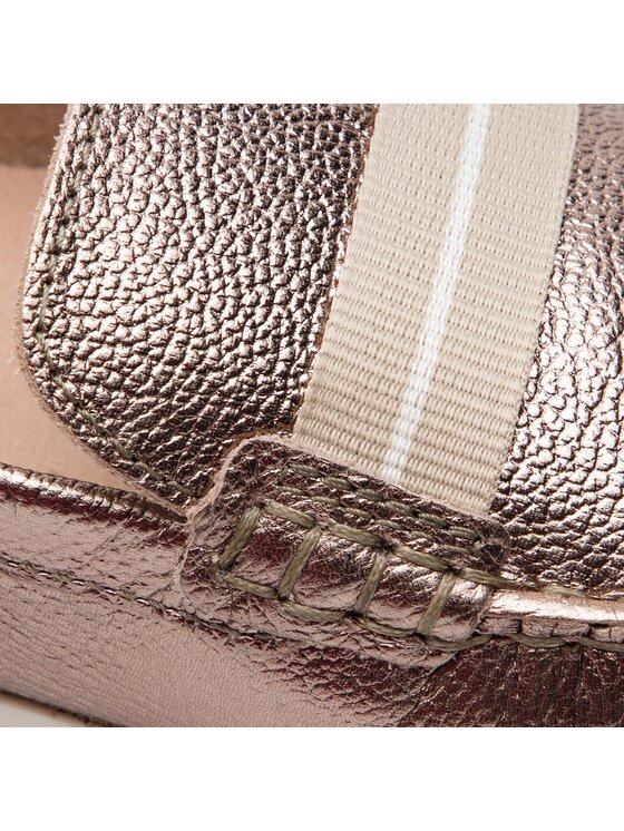 Clarks Clarks Mokasinai Dameo Vine 261406034 Auksinė