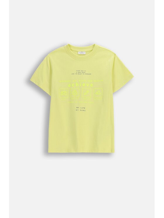 Coccodrillo Coccodrillo T-Shirt WC6143203NBJ-004 Żółty Regular Fit