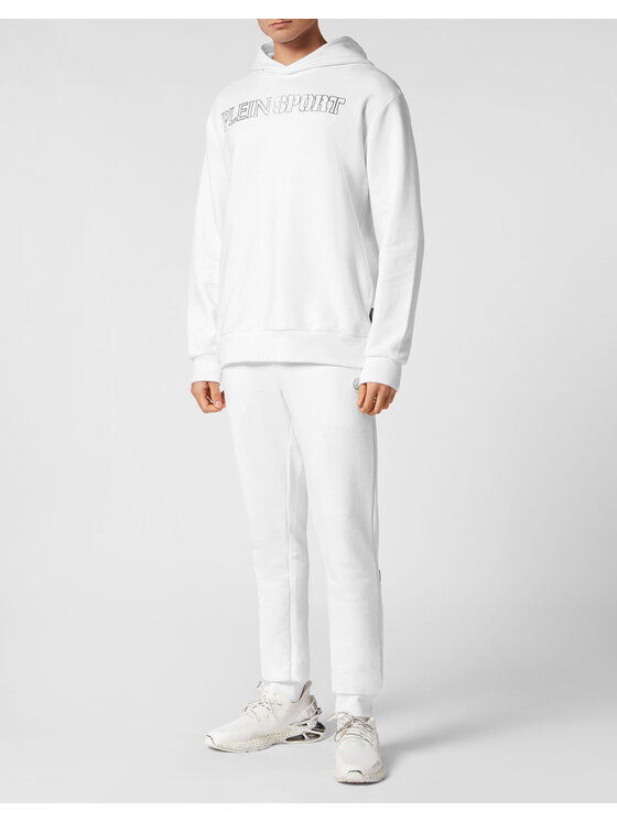 Plein Sport Plein Sport Bluza 13113 Biały Regular Fit