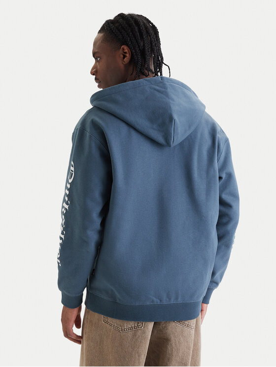 Quiksilver Quiksilver Pulóver Old English EQYFT05156 Kék Oversize
