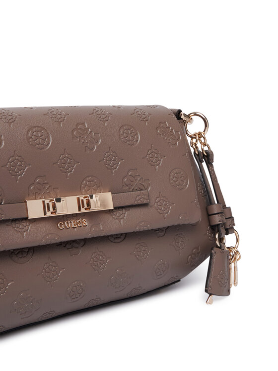 Guess Guess Дамска чанта Carmella HWPD22 25200 Тъмнобежов