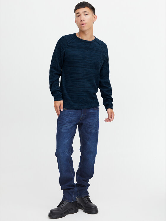 Blend Blend Džemper 20715849 Tamnoplava Regular Fit