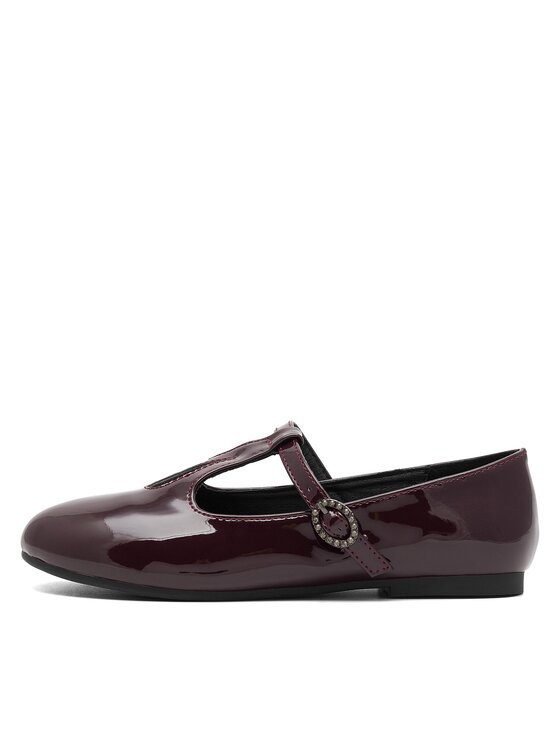 Nelli Blu Nelli Blu Balerinke CM221210-1 Bordo rdeča