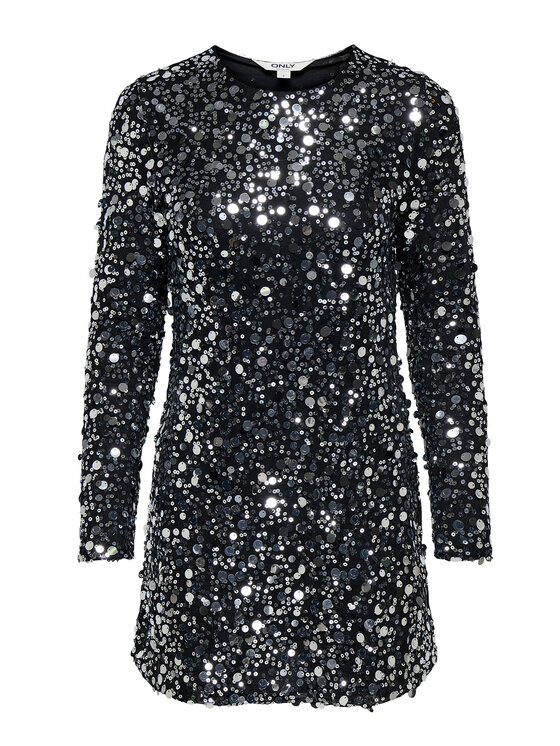 ONLY ONLY Abito da cocktail Anika 15358384 Nero Loose Fit