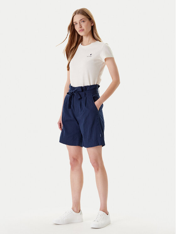Mustang Mustang Шорти з тканини Darrah 1016586 Cиній Relaxed Fit