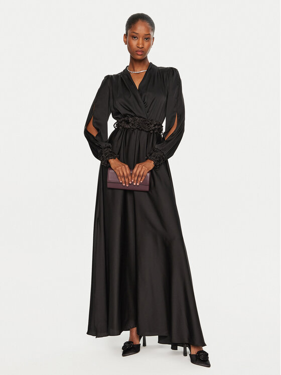 Rinascimento Rinascimento Õhtune kleit CFC0120276003 Must Regular Fit