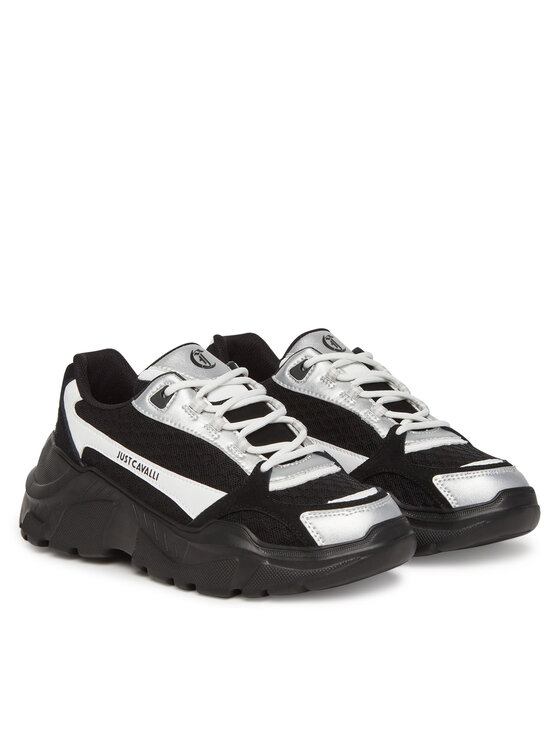 Just Cavalli Just Cavalli Sneakersy 78RA3SL3 Czarny