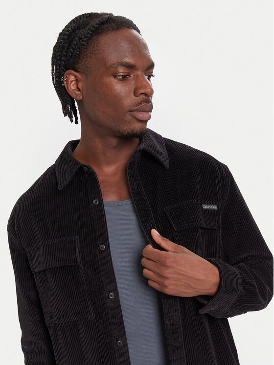 Calvin Klein Jeans Calvin Klein Jeans Hemd LV04RD106G Schwarz Relaxed Fit