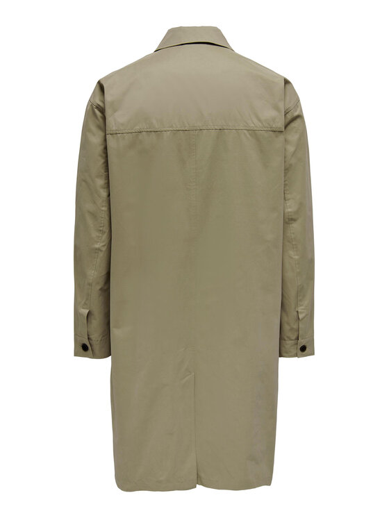 Only & Sons Only & Sons Trencz Malcom 22024246 Zielony Regular Fit