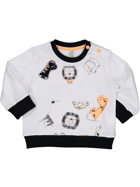 Birba Trybeyond Birba Trybeyond Felpa 999 66806 00 Bianco Regular Fit