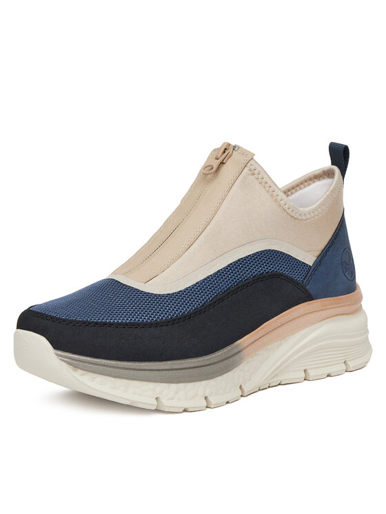 Rieker Rieker Sneakersy 48053-14 Tmavomodrá