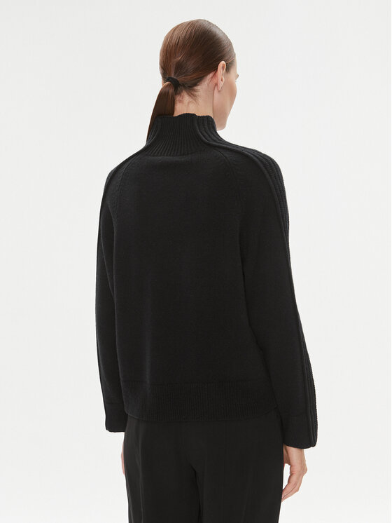Calvin Klein Calvin Klein Rollkragenpullover K20K205985 Schwarz Relaxed Fit
