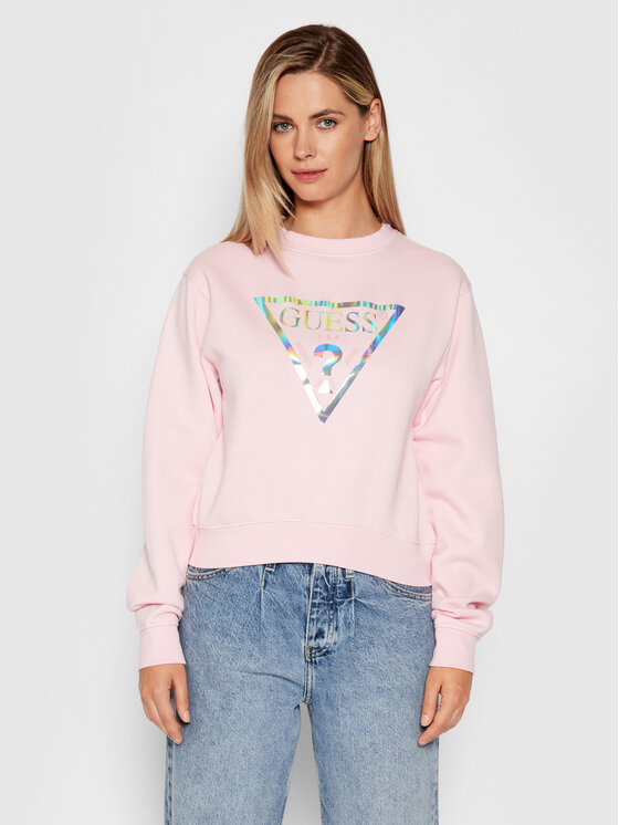 Felpa guess rosa hotsell