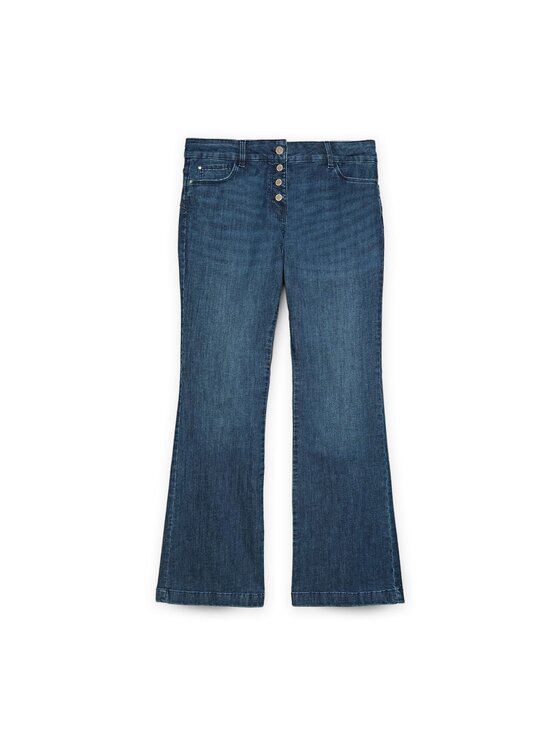 Fiorella Rubino Fiorella Rubino Jeansy P402T004898N034 Niebieski Flare Fit