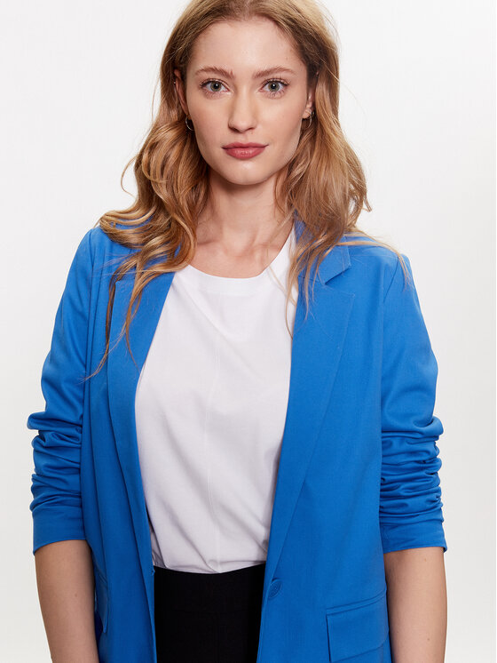 s.Oliver s.Oliver Sakko 2128996 Blau Regular Fit