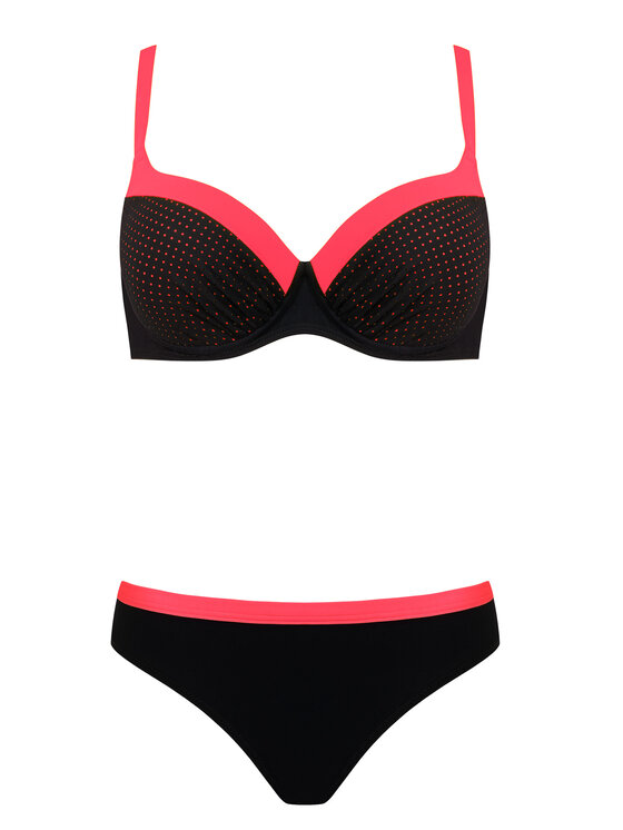 Miss Lou Miss Lou Costume da bagno ML006 Nero