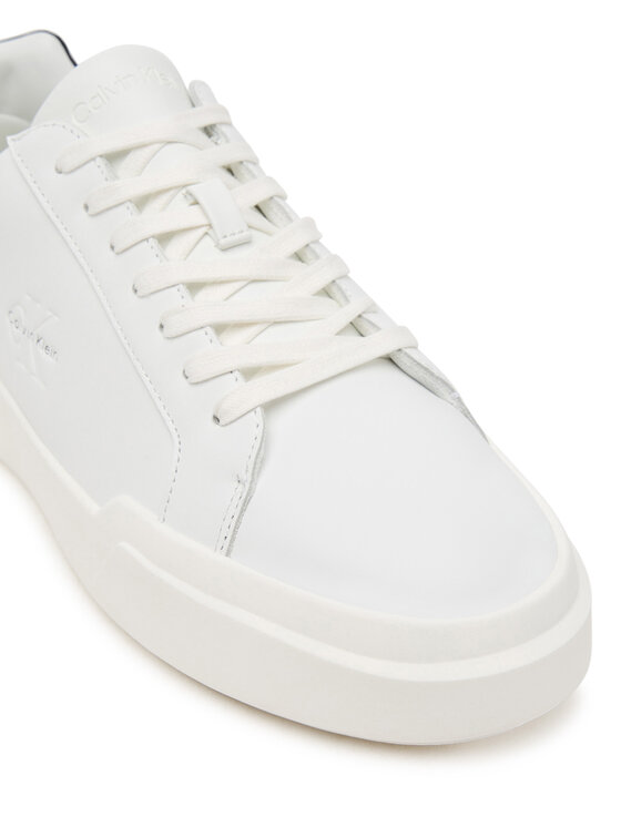Calvin Klein Calvin Klein Sneakersy Chunky Cupsole Laceup Lth YM0YM01344 Biały