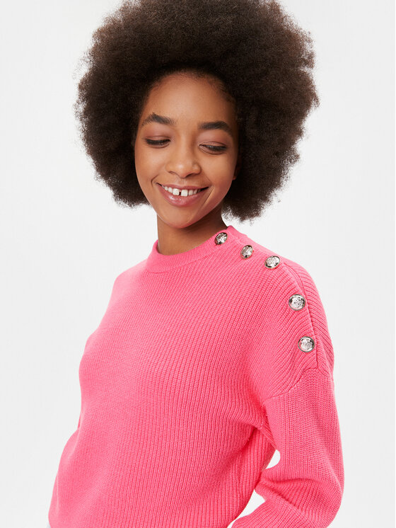 Morgan Morgan Sweater 232-MARIN Rózsaszín Regular Fit