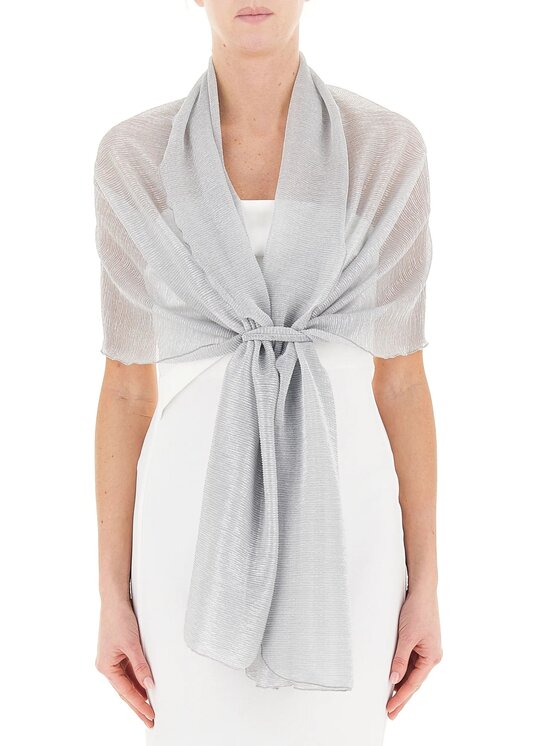Rinascimento Rinascimento Foulard Stola donna con nodo Argento