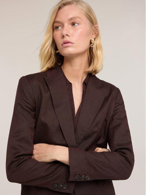 Motivi Motivi Giacca di transizione Q071Q001092N0V2 Marrone Regular Fit