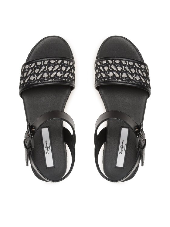 Pepe Jeans Pepe Jeans Еспадрильї Witney Jacquard PLS90594 Чорний