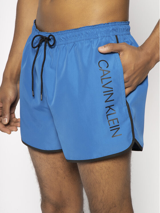 Calvin Klein Swimwear Plaukimo šortai KM0KM00439 Regular Fit • Modivo.lt
