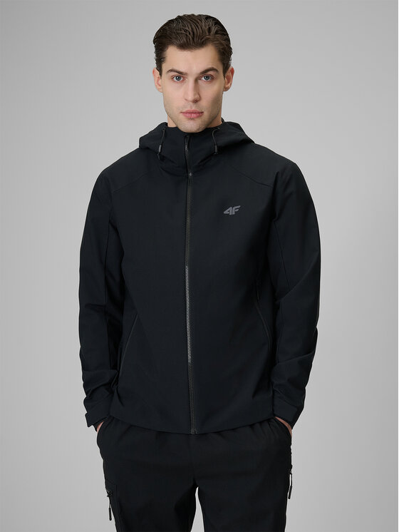 4F 4F Kurtka przejściowa EVERYDAY ACTIVE Czarny Regular Fit