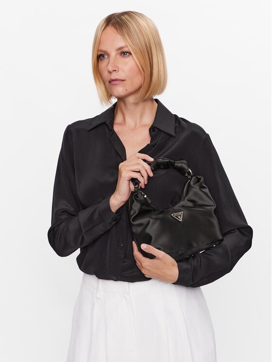 Guess Guess Дамска чанта Velina (EG) HWEG87 65020 Черен