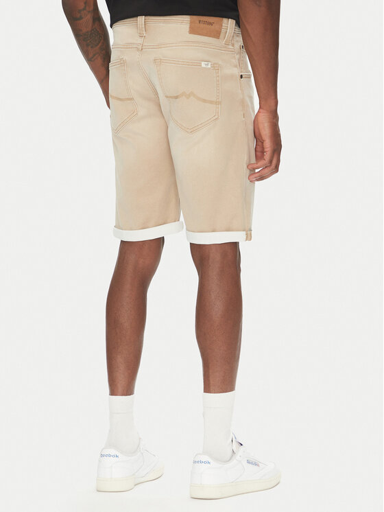 Mustang Mustang Jeansshorts Chicago Z 1016351 Beige Slim Fit