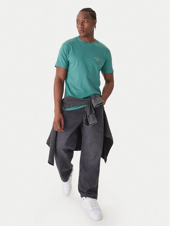 Quiksilver Quiksilver T-krekls Anchor EQYZT08178 Zaļš Regular Fit