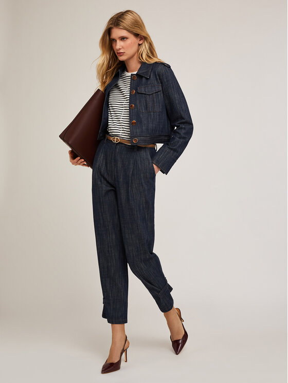 Motivi Motivi Jeansy P527Q003710N034 Niebieski Regular Fit