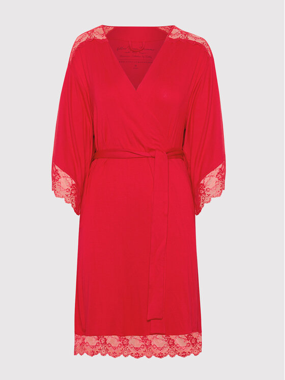 Esotiq Esotiq Accappatoio Funny 39386 Rosso