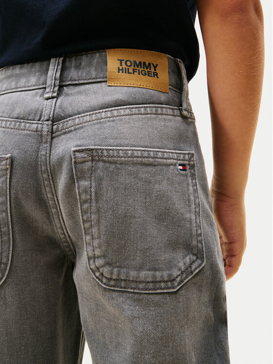 Tommy Hilfiger Tommy Hilfiger Jeansy KB0KB10038 M Szary Straight Fit