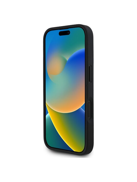 Guess Guess Etui na telefon iPhone 16 Czarny